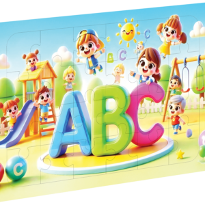 Ahşap Puzzle Eğlenceli Harfler