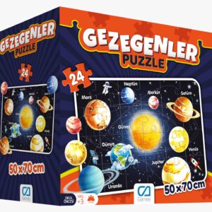 Gezegenler Eğitici Puzzle