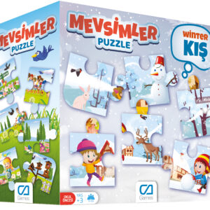 Mevsimler Eğitici Puzzle