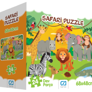 Safari Eğitici Puzzle